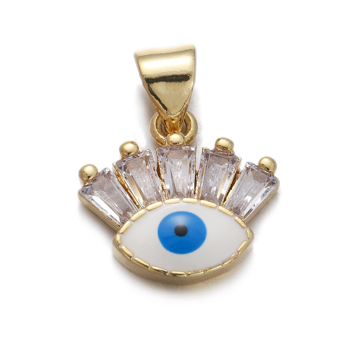 Devil's Eye Zircon Oil Drop Pendant