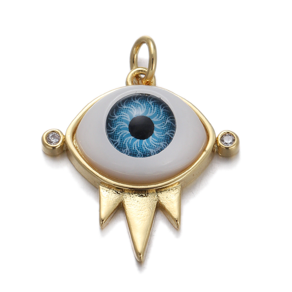 Devil's Eye Zircon Oil Drop Pendant